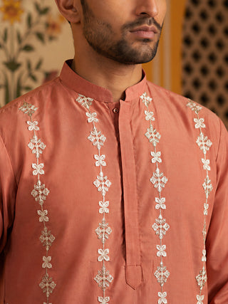Floral Embroidered Kurta for Men