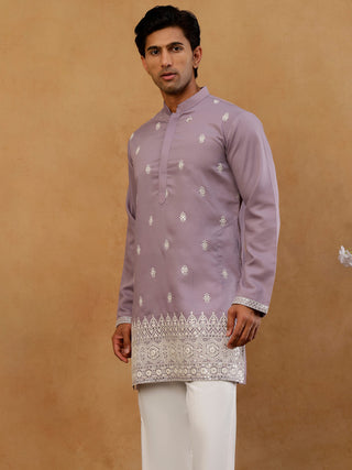 Floral Embroidered Kurta for Men