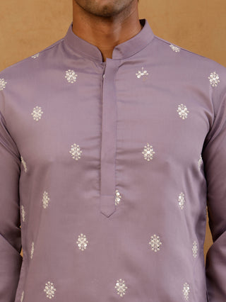 Floral Embroidered Kurta for Men