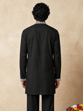Japanese Fabric Embroidered Short Kurta