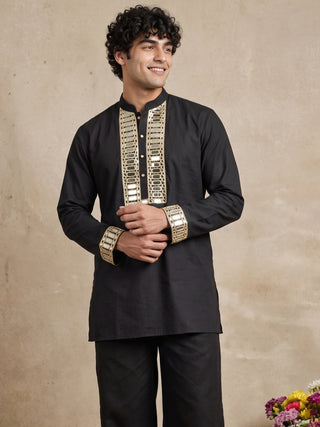 Mirror Work Designer Short Kurta