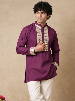 Mirror Work Designer Short Kurta