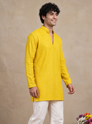 Rayon Embroidered Short Kurta