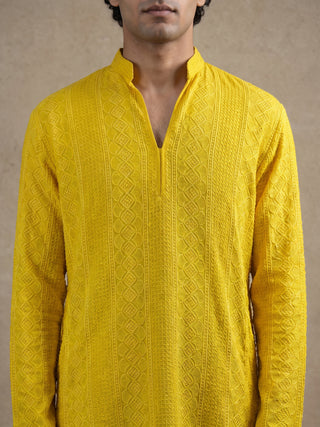 Rayon Embroidered Short Kurta