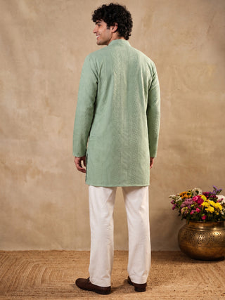 Rayon Embroidered Short Kurta