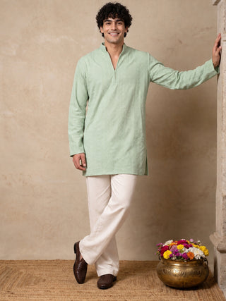 Rayon Embroidered Short Kurta