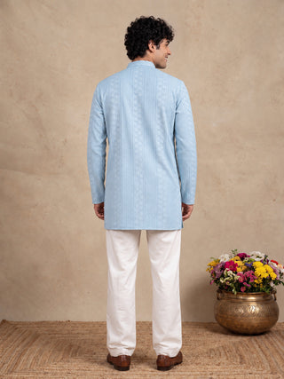 Rayon Embroidered Short Kurta