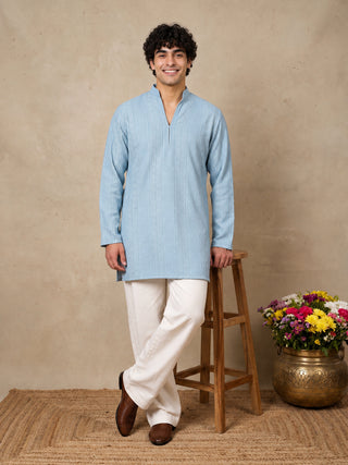 Rayon Embroidered Short Kurta