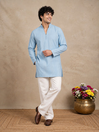 Rayon Embroidered Short Kurta