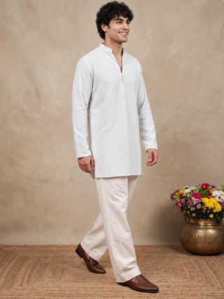Rayon Embroidered Short Kurta
