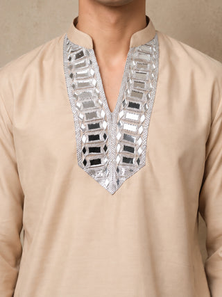 Mirror Work Designer Short Kurta