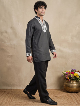 Mirror Work Designer Short Kurta