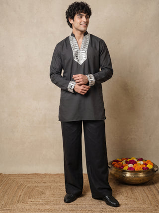 Mirror Work Designer Short Kurta