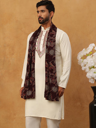 Traditional Silk Blend Kurta & Dupatta