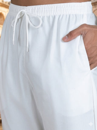 Silk Blend Embroidered Kurta Pyjama & Waistcoat Set