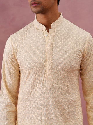Viscose Rayon Traditional Embroidered Kurta Pyjama