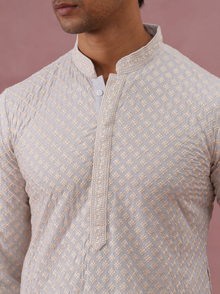 Viscose Rayon Traditional Embroidered Kurta Pyjama