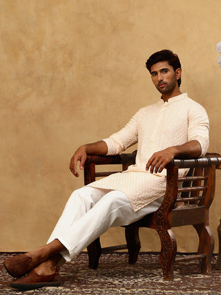 Viscose Rayon Traditional Embroidered Kurta Pyjama