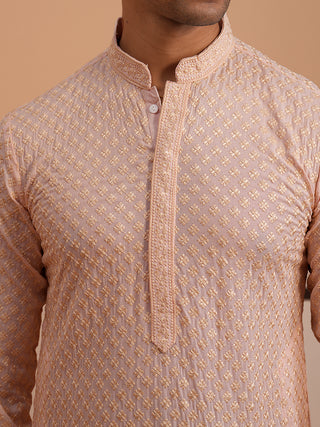 Viscose Rayon Traditional Embroidered Kurta Pyjama