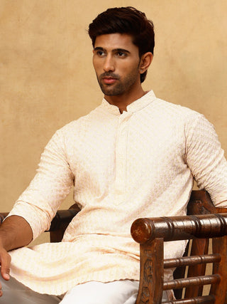 Viscose Rayon Traditional Embroidered Kurta Pyjama