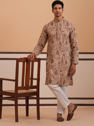 Men’s Ethnic Embroidered Kurta Pyjama