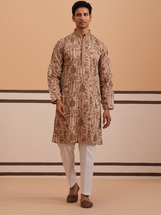 Men’s Ethnic Embroidered Kurta Pyjama