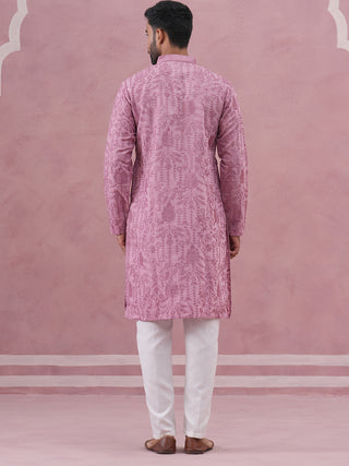 Men’s Ethnic Embroidered Kurta Pyjama