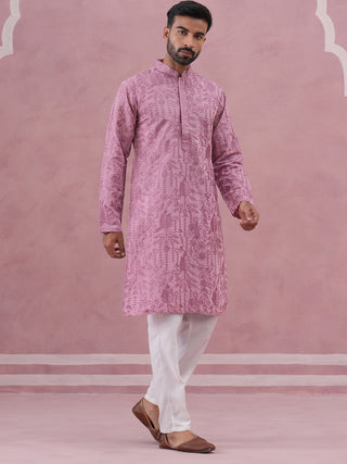 Men’s Ethnic Embroidered Kurta Pyjama