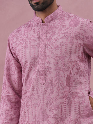 Men’s Ethnic Embroidered Kurta Pyjama