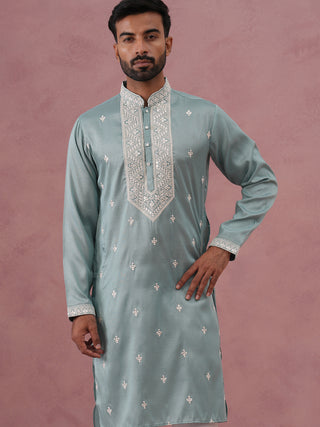 Men's Festive Cotton Blend Kurta Pyjama
