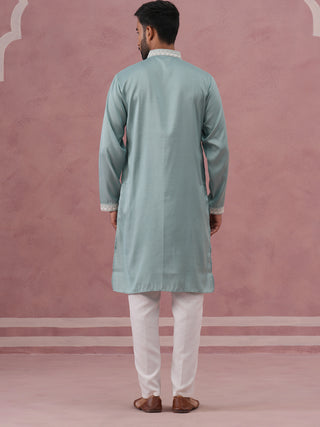 Men's Festive Cotton Blend Kurta Pyjama
