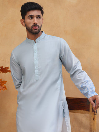 Men’s Cotton Blend Printed Kurta Pyjama