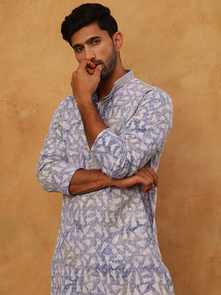 Printed & Embroidered Kurta Pyjama Set