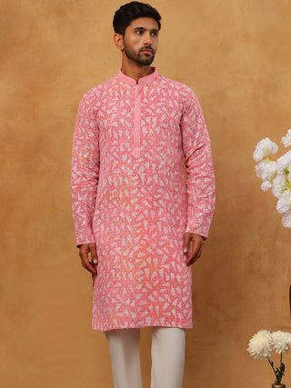 Printed & Embroidered Kurta Pyjama Set