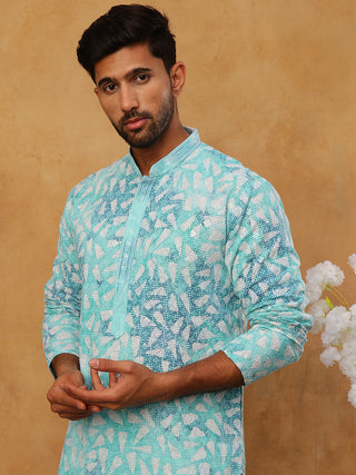 Printed & Embroidered Kurta Pyjama Set
