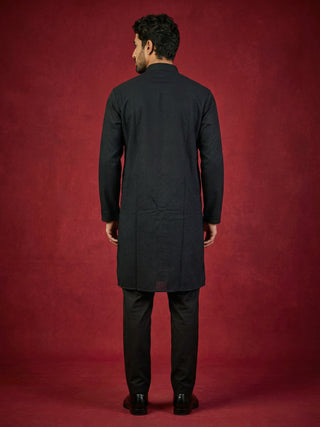 Embroidered Kurta Pyjama Set for Men