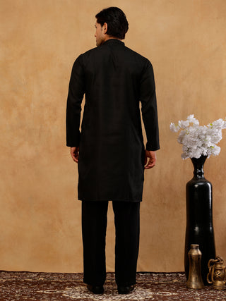 Viscose Rayon Embroidered Kurta with Korean Pants