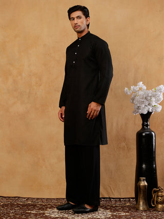 Viscose Rayon Embroidered Kurta with Korean Pants
