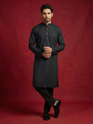 Embroidered Kurta Pyjama Set for Men