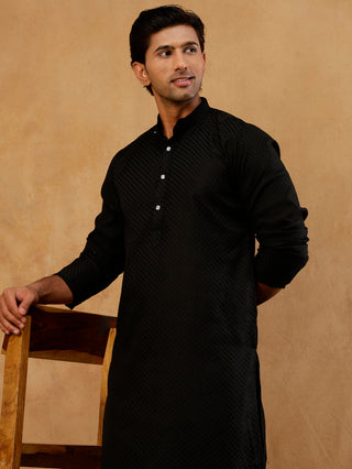 Viscose Rayon Embroidered Kurta with Korean Pants