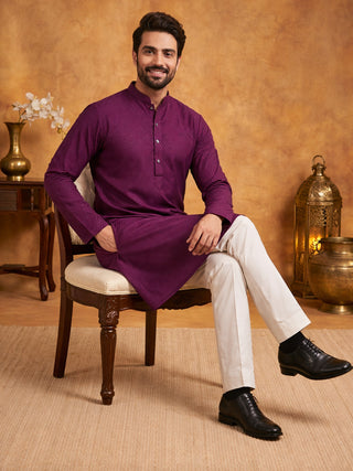 Embroidered Kurta Pyjama Set for Men