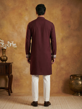 Japanese Fabric Embroidered Kurta Pyjama
