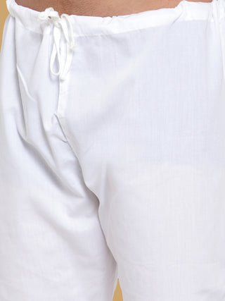 Classic Ethnic Print Cotton Blend Kurta Pyjama Set