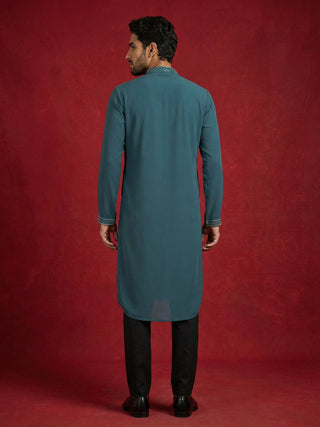 Men Japanese Imported Embroidered Kurta Set