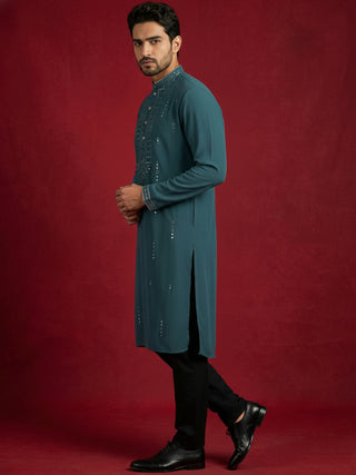 Men Japanese Imported Embroidered Kurta Set