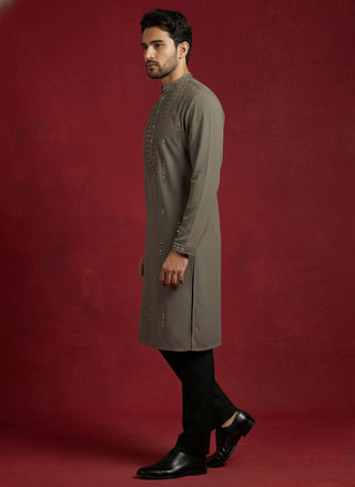 Men Japanese Imported Embroidered Kurta Set