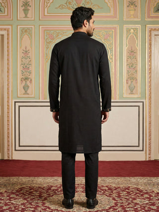Japanese Fabric Embroidered Kurta Set