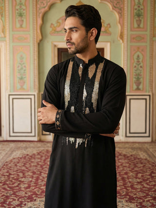 Japanese Fabric Embroidered Kurta Set