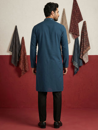 Japanese Fabric Embroidered Kurta Set