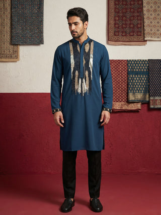 Japanese Fabric Embroidered Kurta Set
